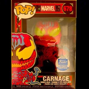FUNKO POP BLACKLIGHT CARNAGE